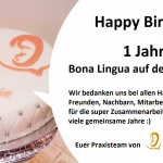 Bona Lingua Geburstagstorte