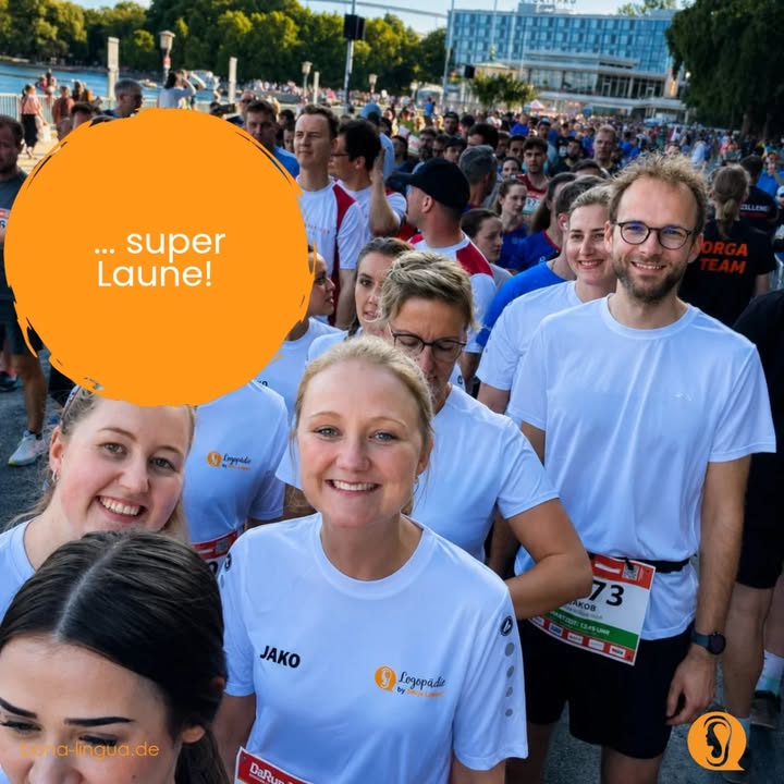 Eine Gruppe von Menschen, die sich auf den Straßen treffen, um an einem Lauf teilzunehmen.